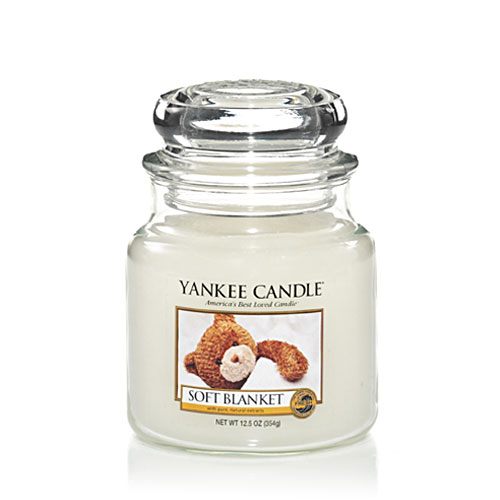 Soft Blanket, Medium Jar, Yankee Candle