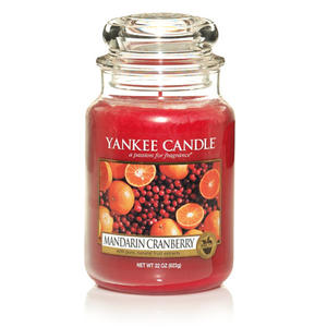Yankee Candle doftljus - Large Jars / Stor burk - Mandarin Cranberry, Large jar, Yankee Candle