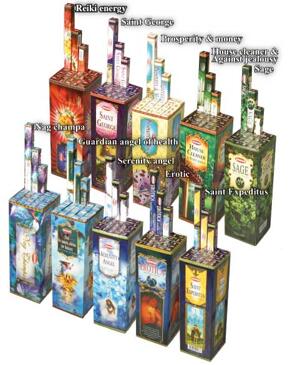 Rökelser och tillbehör - Storpack rökelser Krishan - Squarepack rökelse krischan, storpack