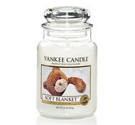 Soft Blanket, Large Jar, Yankee Candle