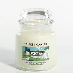 Clean Cotton, Medium Jar, Yankee Candle