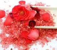 Badsalt med ros, Raw Senses