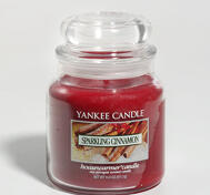 Sparkling Cinnamon, Medium Jar, Yankee Candle