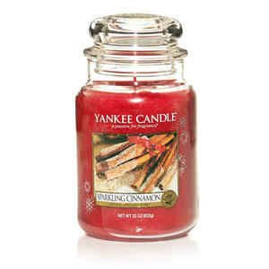Yankee Candle doftljus - Large Jars / Stor burk - Sparkling Cinnamon, Large Jar, Yankee Candle