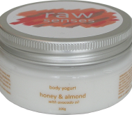 Body Yoghurt, Honung & Mandel, Raw Senses