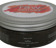 Body Scrub, Kaffe, Raw Senses