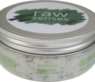 Body Salt Scrub, Pepparmint, Raw Senses