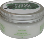 Body Butter, Pepparmint, Raw Senses