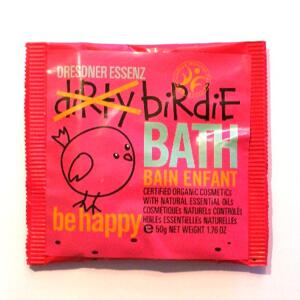 Badtillbehör - Badpulver - Be Happy, röd, ekologiskt badpulver för barn, Dresdner Essenz