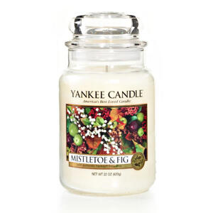 Yankee Candle doftljus - Large Jars / Stor burk - Mistletoe & Fig, Large Jar, Yankee Candle