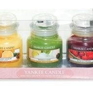 3-pack Gift set Small Jar, Presentförpackning, Black Cherry, Vanilla Lime och Sicilian Lemon, Yankee Candle