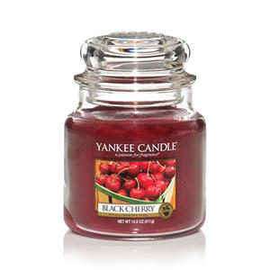 Yankee Candle doftljus - Medium Jar / Mellan burk - Black Cherry, Medium jar, Yankee Candle