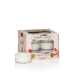 Yankee Candle doftljus - Värmeljus / Tealights - Strawberry Buttercream, Värmeljus, Yankee Candle