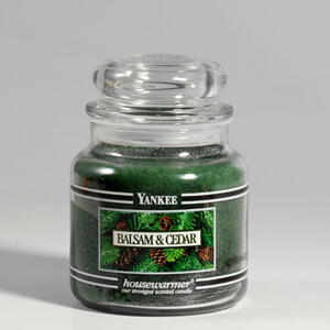 Yankee Candle doftljus - Medium Jar / Mellan burk - Balsam & Cedar, Medium Jar, Yankee Candle