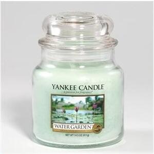 Yankee Candle doftljus - Medium Jar / Mellan burk - Water Garden, Medium Jar, Yankee Candle