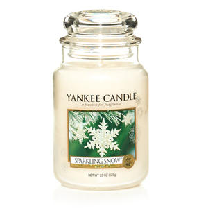 Yankee Candle doftljus - Large Jars / Stor burk - Sparkling Snow, Large Jar, Yankee Candle